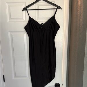Asymmetrical Black Dress